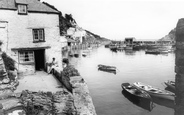 Harbour From The Shell House c.1955, Polperro