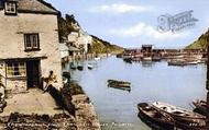 Harbour From The Shell House c.1955, Polperro