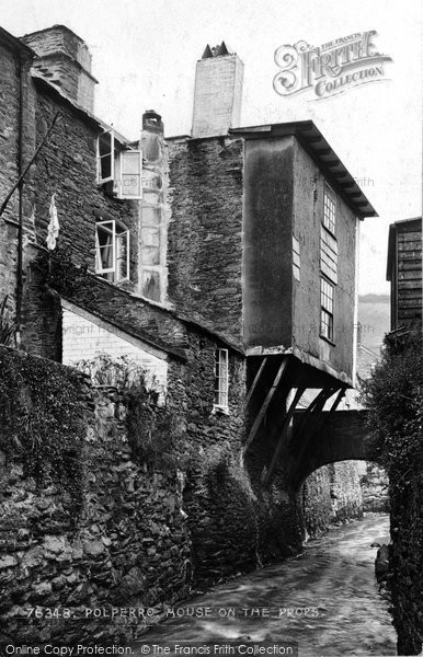 Photo of Polperro, House On The Props 1924