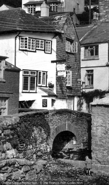 Photo of Polperro, House On The Props c.1955