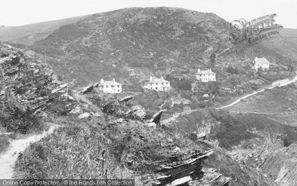Photo of Polperro, Houses On The Clifff Path 1928