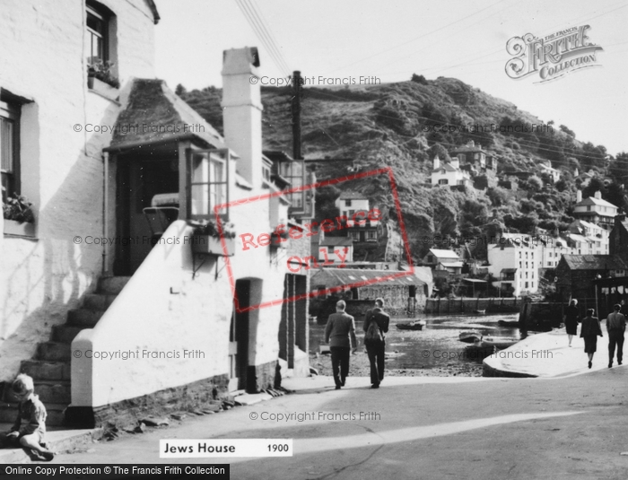 Photo of Polperro, Jews House c.1955