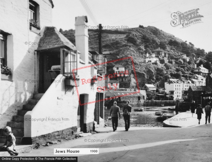 Photo of Polperro, Jews House c.1955