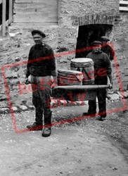 Men Carrying Barrels 1924, Polperro