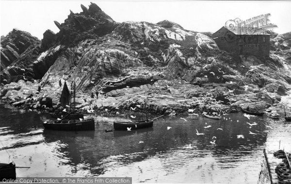 Photo of Polperro, Peaked Rocks 1928