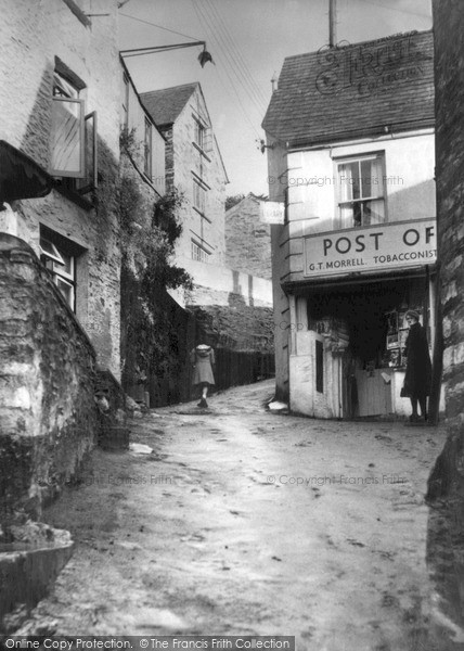 Photo of Polperro, Post Office c.1955