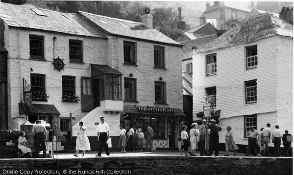 Photo of Polperro, Quayside c.1960