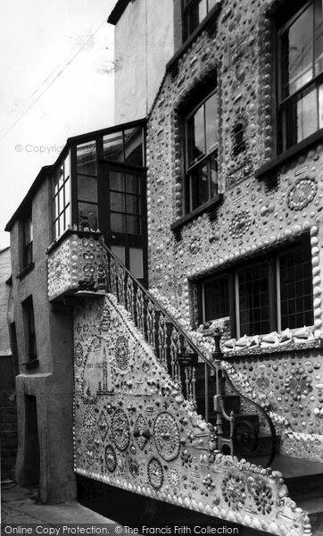 Photo of Polperro, Shell House c.1955