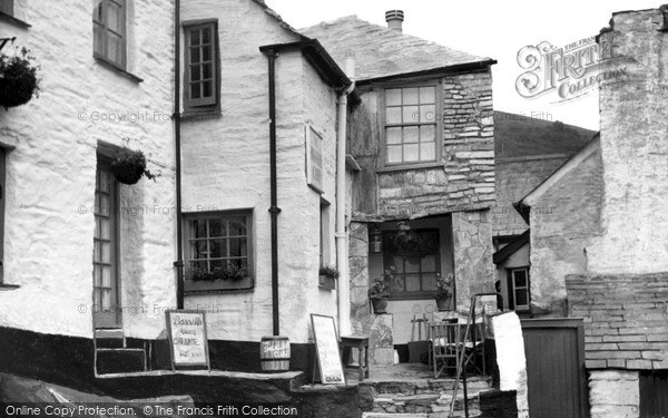 Photo of Polperro, Smugglers Cafe c.1955