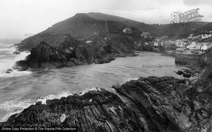 Photo of Polperro, The Entrance To The Harbour 1924