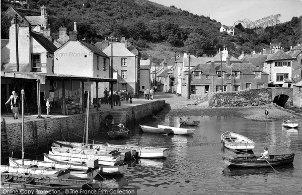 Photo of Polperro, The Fish Market c.1958