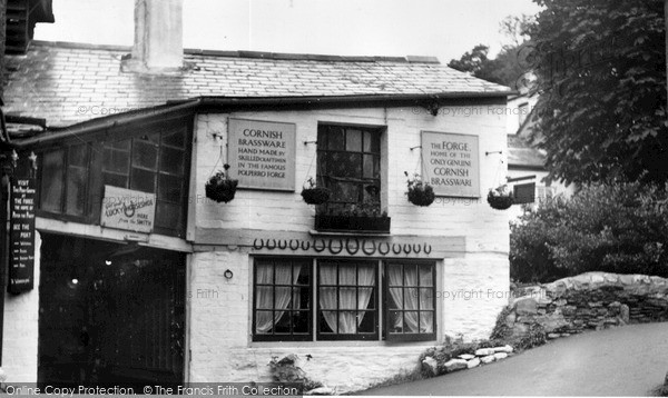 Photo of Polperro, The Forge c.1955