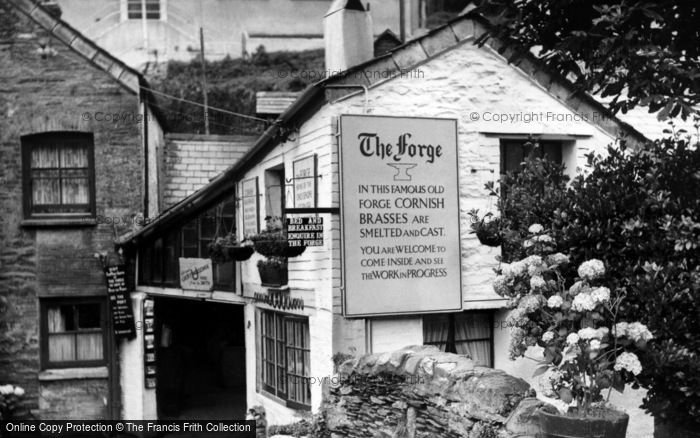 Photo of Polperro, The Forge c.1955