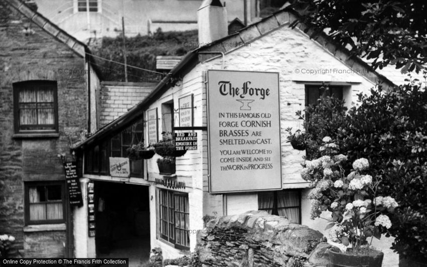 Polperro, the Forge c1955