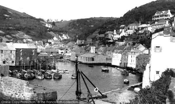 Photo of Polperro, The Harbour c.1955