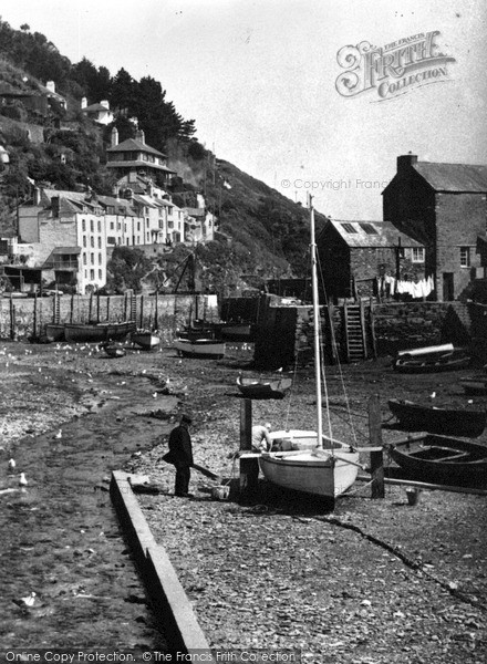 Photo of Polperro, The Harbour c.1955