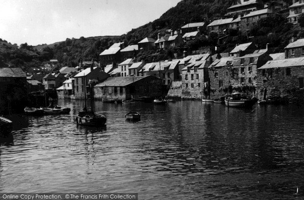 Photo of Polperro, The Harbour c.1955