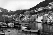 The Harbour c.1955, Polperro