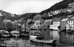 The Harbour c.1955, Polperro