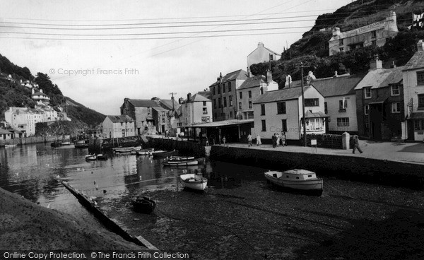 Photo of Polperro, The Harbour c.1955