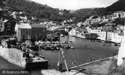 The Harbour c.1955, Polperro