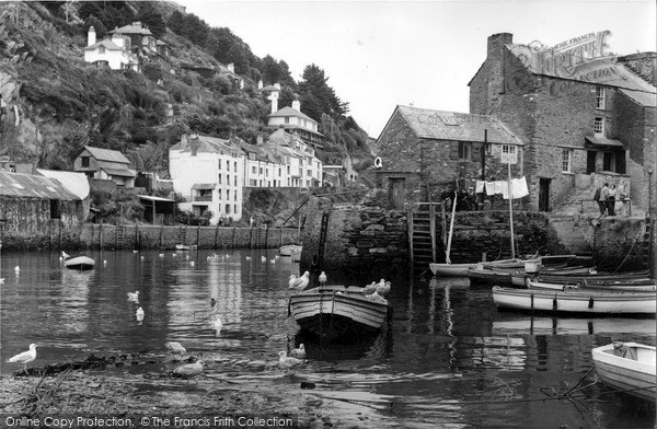 Photo of Polperro, The Harbour c.1958