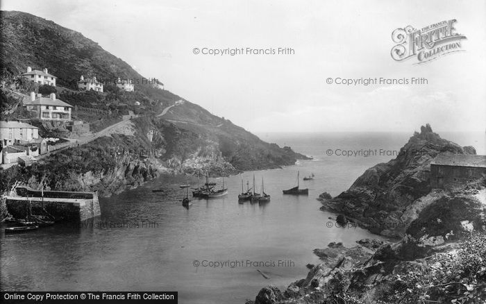 Photo of Polperro, The Harbour Entrance 1924