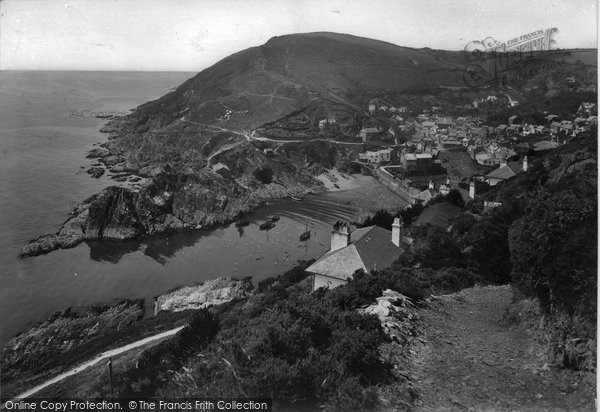 Photo of Polperro, The Harbour Entrance 1928