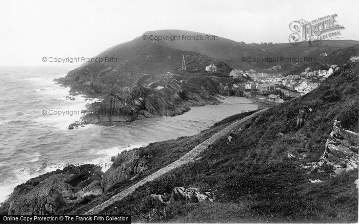 Photo of Polperro, The Harbour Entrance From East Cliff 1924