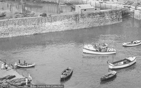 Photo of Polperro, The Harbour, Pleasure Boats 1928