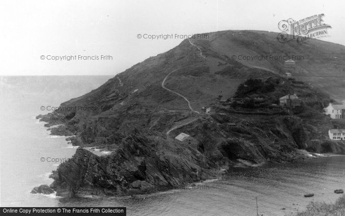 Photo of Polperro, The Headland c.1955