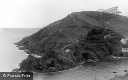 The Headland c.1955, Polperro