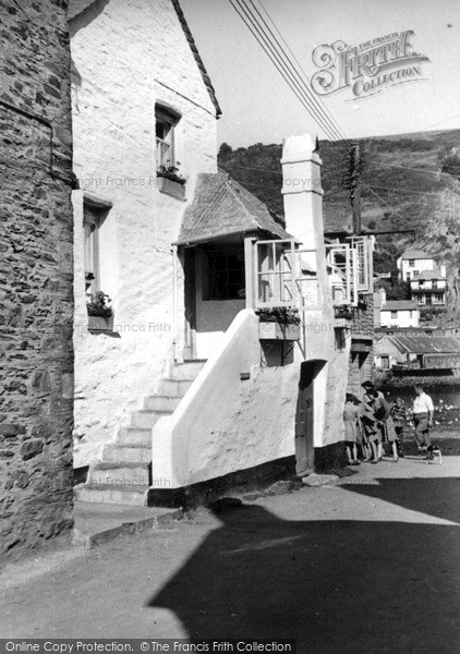 Photo of Polperro, The Jews House c.1955