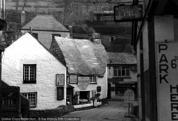 Photo of Polperro, The Old Museum c.1955