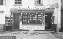 The Pottery Shop Window c.1955, Polperro