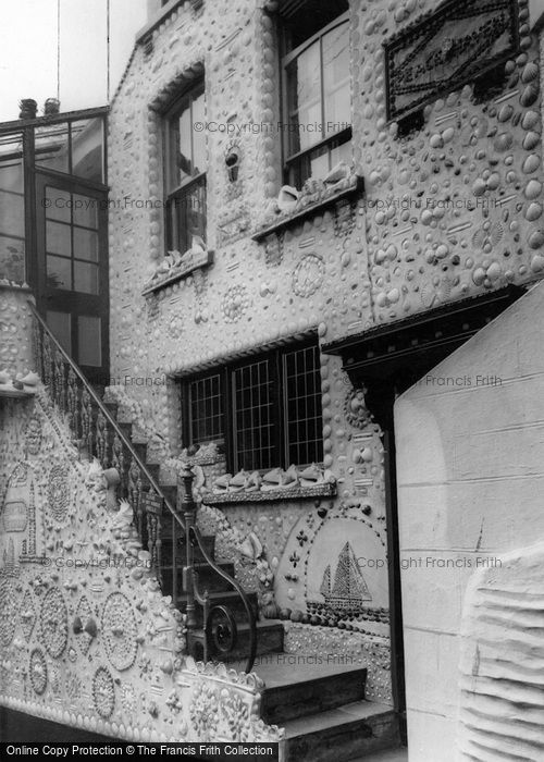 Photo of Polperro, The Shell House c.1955