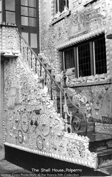 Photo of Polperro, The Shell House c.1959