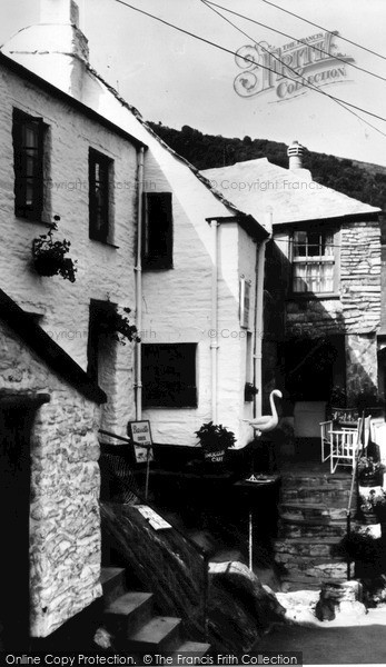 Photo of Polperro, The Smugglers Cafe c.1955