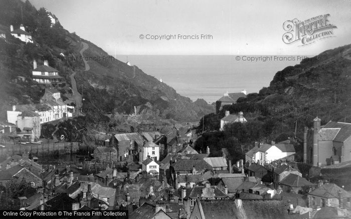 Photo of Polperro, Town And Warren Cliff Path c.1955