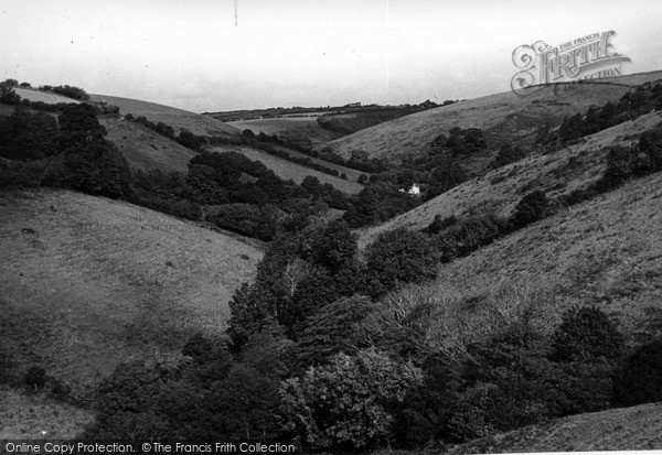 Photo of Polperro, Valley c.1955