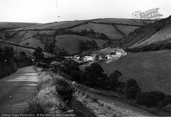 Photo of Polperro, Valley c.1955