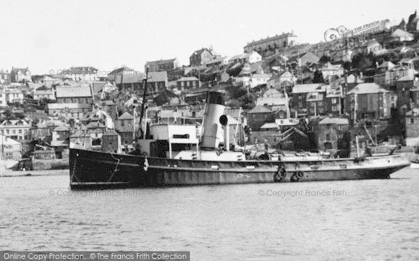Photo of Polruan, A Boat On The River Fowey c.1955