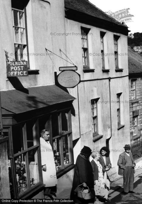 Photo of Polruan, Post Office c.1955