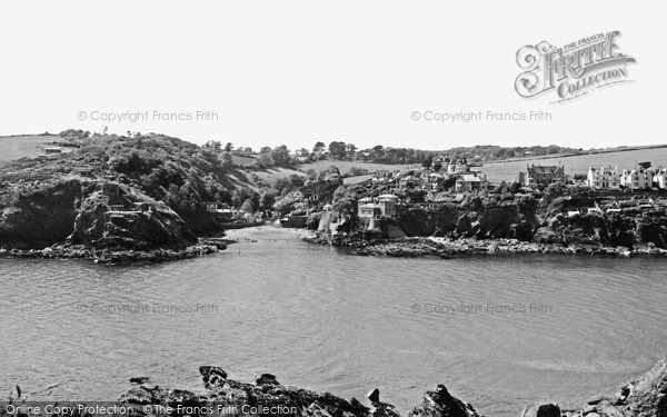 Photo of Polruan, Ready Money Cove c.1955
