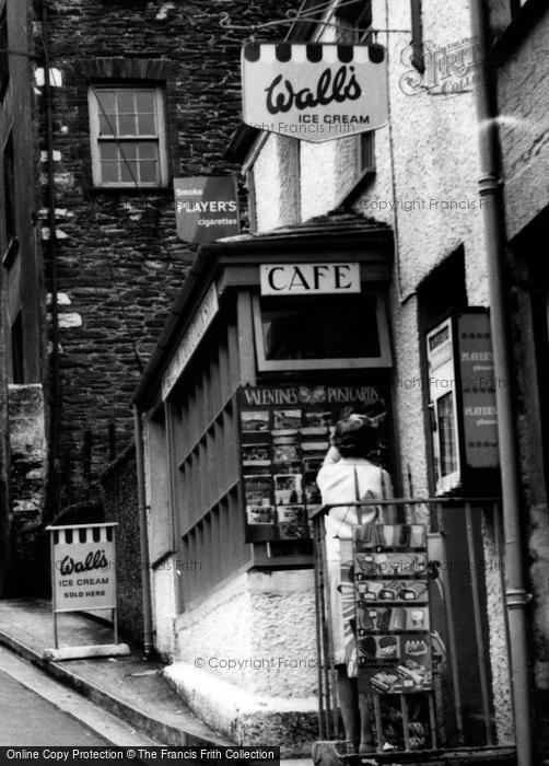 Photo of Polruan, The Cafe On Fore Street c.1965