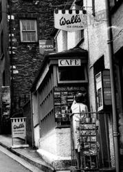 The Cafe On Fore Street c.1965, Polruan