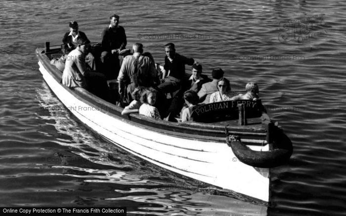 Photo of Polruan, The Ferry c.1955