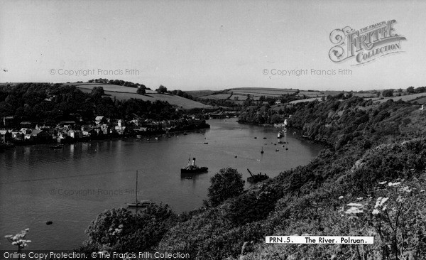 Photo of Polruan, The River Fowey c.1955