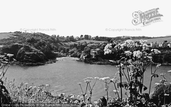 Photo of Polruan, View From The Battery c.1955