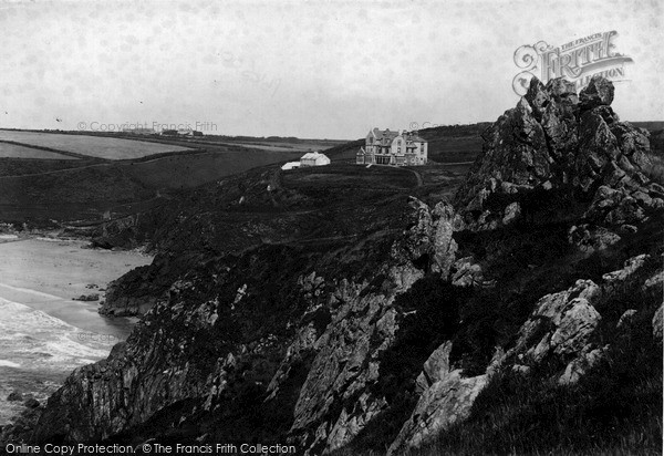 Photo of Polurrian Bay, c.1900